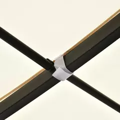 Outsunny 4 x 3 Meters Canopy Metal Wall Gazebo Awning Garden Marquee Shelter Door Porch - Cream - 7