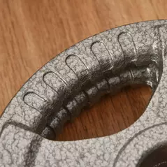 HOMCOM Set of 4 Cast Iron Weight Plate for 2 inch/5cm hole Dumbbell Handle Bar 15kg Dumbbell Plates Barbell Weight 2 x 5kg, 2 x 2.5kg - 8