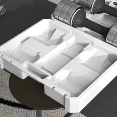 SPORTNOW Adjustable Dumbbells Weights Set with Storage Box, 10kg x 2 - 9