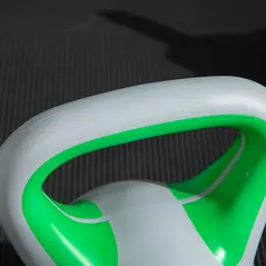 SPORTNOW Kettlebell, 16kg Kettle Bells with Handle for Home Gym Weight Lifting and Strength Training, Green and Grey - 9