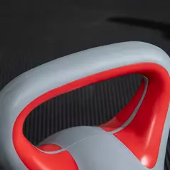 SPORTNOW Kettlebell, 14kg Kettle Bells with Handle for Home Gym Weight Lifting and Strength Training, Red and Grey - 9