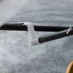 HOMCOM Rail and Six Shelf Fabric Wardrobe - Dark Grey - 8