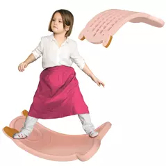 AIYAPLAY Balance Board for Kids Balance Training & Sensory Play, Pink - 1