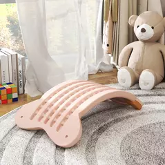 AIYAPLAY Balance Board for Kids Balance Training & Sensory Play, Pink - 9