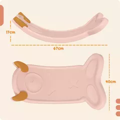 AIYAPLAY Balance Board for Kids Balance Training & Sensory Play, Pink - 3