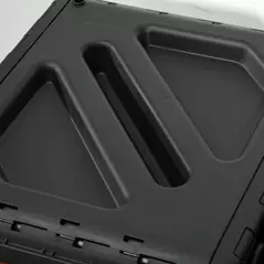 Outsunny 130L Double Chamber Composter - Black - 8