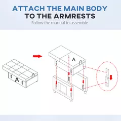 HOMCOM 3-In-1 Linen-Look Single Chair Bed with 11cm Thick Adjustable Back & Eucalyptus Wood Sofa Frame - Black - 8