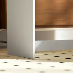 HOMCOM 100cm Compact Computer Desk with Keyboard Tray, Home Office Desk with Drawer for Bedroom Study, White - 9