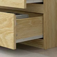 HOMCOM 180cm Tall Bookcase, with Shelves and Drawers - Wood Effect - 9