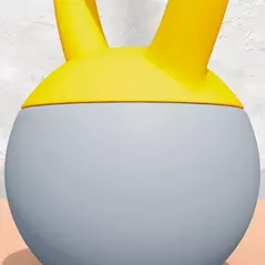 SPORTNOW 6KG Soft Kettlebell, Kettlebell with Non-Slip Handle for Home Gym, Weight Lifting, Strength Training, Yellow/Grey - 8