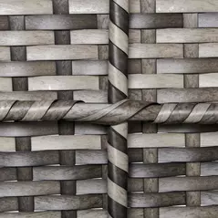 Outsunny Armless Rattan Garden Chair, Outdoor Rattan Chair with Cushions, PE Wicker Garden Furniture with Steel Frame, Adjustable Footpads for Garden, Terrace, Deep Grey - 9