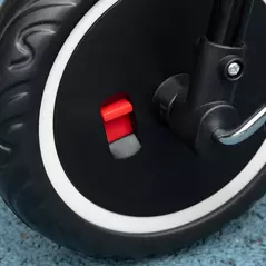 AIYAPLAY Kids Trike for 2-5 Years with Adjustable Seat, Pedal, Baskets, Black - 8