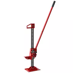 HOMCOM 3 Tonne Farm Jack, 48" High Lift Jack for 4x4 Tractors Trucks Agricultural Lifting, Red - 1