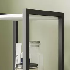 HOMCOM Tall Bathroom Cabinet with 3 Shelves, Slim Storage Cabinet with Adjustable Shelf, Narrow Tallboy Cupboard, Bathroom Storage Unit for Kitchen, Living Room, Hallway, 30 x 30 x 170 cm - 9