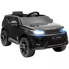 AIYAPLAY Licensed Land Rover Discovery Sport, 12V Kids Ride on Car w/ Remote Control, Lights, Music, Horn, for 3-6 Years, Black - 1