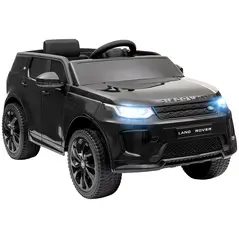 AIYAPLAY Licensed Land Rover Discovery Sport, 12V Kids Ride on Car w/ Remote Control, Lights, Music, Horn, for 3-6 Years, Black - 1