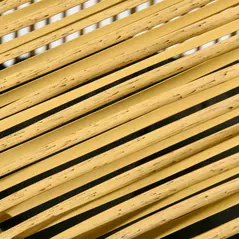 Outsunny String Rattan Egg Chair, with Padded Seat Cushion - Sand/Black - 8