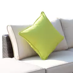 Outsunny 8 Piece Rattan Corner Sofa Set with Wide & Deep Seat, Assembled Aluminium PE Rattan Garden Furniture Set with Thick Cushions and Glass Top Table for Outdoor, Conservatory, Mixed Brown - 9