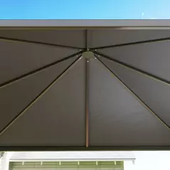 Outsunny 3 x 3 or 3 x 6m Garden Gazebo with Extendable Awning and Wheels, UPF30+ Outdoor Metal Gazebo Canopy Shelter for BBQ, Event, Party - 8