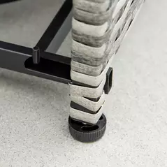 Outsunny Outdoor PE Rattan Gas Fire Pit Table, Patio Square Propane Heater with Rain Cover, Mesh Lid and Lava Stone, 40,000 BTU, Mixed Grey - 9