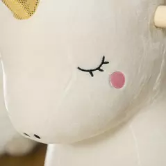 AIYAPLAY Rocking Horse with Unicorn Design, Sounds, for Ages 2-4 Years, White - 9