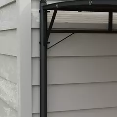 Outsunny 3 x 4m Metal Frame Pergola - Grey - 9