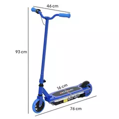 AIYAPLAY Electric Scooter for Kids 6-14 Years, with Colourful Lights, Blue - 3