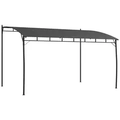 Outsunny 3 x 4m Metal Frame Pergola - Grey - 1