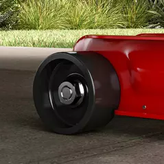 HOMCOM Low Profile Jack, Hydraulic Racing Floor Jack, 8-38cm Lifting Range, 2.5 Ton Capacity, Red - 9