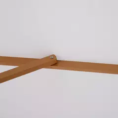 Outsunny 3(m) Garden Parasol, Pulley Operated Patio Umbrella, Wooden Table Market Umbrella with Rope Pulley Mechanism and 8 Ribs, Cream White - 7