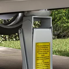 HOMCOM Low Profile Jack, Hydraulic Racing Floor Jack, 8-38cm Lifting Range, 2.5 Ton Capacity, Red - 8