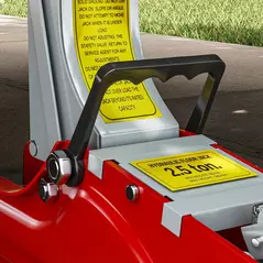 HOMCOM Low Profile Jack, Hydraulic Racing Floor Jack, 8-38cm Lifting Range, 2.5 Ton Capacity, Red - 7