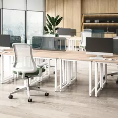 HOMCOM Computer Desk, Writing Table, 80 x 60 x 76cm Workstation for Home Office, Study with Metal Frame, Simple Assembly, White - 8