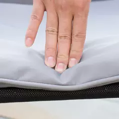 Outsunny Seven-Piece Garden Dining Set with Cushions - Grey - 7