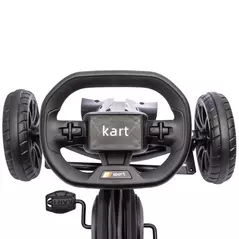 HOMCOM Kids Pedal Go Kart, with Adjustable Seat, EVA Wheels, Seat, Handbrake - Black - 9