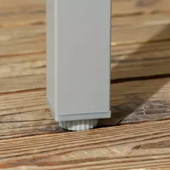 Outsunny 7 Piece Outdoor Garden Dining Set with Table and 6 Stackable Chairs, Steel Frame, Tempered Glass Top, Mesh Seats, Black - 7