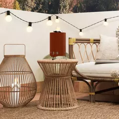 Outsunny Smokeless Fire Pit, 16 x 16 cm Stainless Steel Portable Wood Burning Firepit with Poker, Wood or Pellet Fuelled Tabletop Fire Pit for Garden Camping Bonfire Party, Red - 8