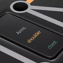 SPORTNOW Foldable Push Push Up Board with Non-Slip Pads, for Chest, Arms, Shoulders, Black - 9