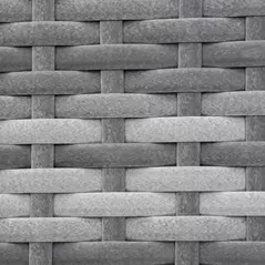 Outsunny 2 Seater Rattan Sofa with Cushions, 2-in-1 PE Rattan Daybed Sofa with Left Up or Down Armrests, Garden Chaise Lounger Loveseat for Outdoor, Patio, Mixed Grey - 8