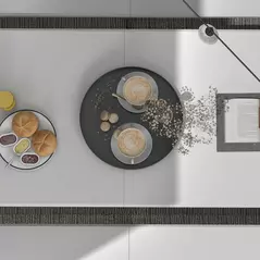 Outsunny Folding Garden Table, 180 x 75cm Rectangular HDPE Outdoor Picnic Table for 6, Metal Frame for Patio, Park, White - 7