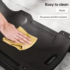 DURHAND Mechanic Vehicle Creeper, Under-Car Rolling Crawler Board, with Headrest, Wheels, Black - 6