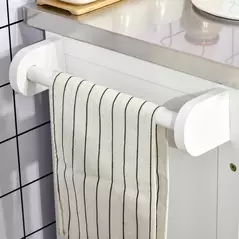 HOMCOM Wooden Kitchen Island on Wheels, Serving Cart Storage Trolley with Stainless Steel Top, Drawer, Side Handle and Rack, White - 7