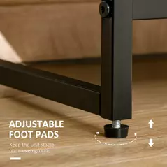 HOMCOM Chest of Drawers with 7 Foldable Drawers, 3-Tier Fabric Bedroom Dresser, Clothes Storage Unit for Bedroom, Living Room, Grey - 7