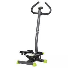 HOMCOM Twister Stepper, Step Machine with Adjustable Resistance, LCD Screen - Grey - 1