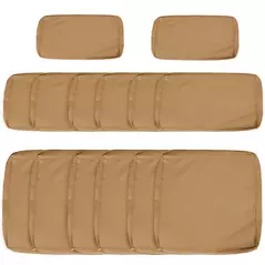Outsunny 14 Pcs Outdoor Cushion Set - Beige - 1