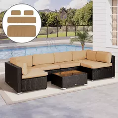 Outsunny 14 Pcs Outdoor Cushion Set - Beige - 2