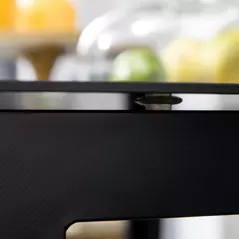 Outsunny Outdoor Dining Table for 6, Aluminium Rectangular Garden Table with Tempered Glass Tabletop for Yard, Patio, Black - 8