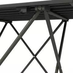 Outsunny Folding Camping Table, Lightweight Metal Picnic Table with Carry Bag, Foldable Table for Outdoor Camping, Picnic, Hiking, BBQ, Fishing, Black - 7