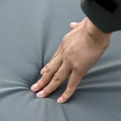 Outsunny 6 PC Rattan Sofa Coffee Table Set Sectional Wicker Weave Furniture for Garden Outdoor Conservatory w/ Pillow Cushion Grey - 8