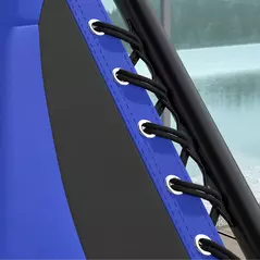 Outsunny Zero Gravity Lounger Chair Set of 2, Folding Reclining Patio Chair with Shade Cover, Cup Holder, Soft Cushion and Headrest for Poolside, Camping, Blue - 9